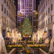 El emblemático árbol navideño de Rockefeller Center en Manhattan