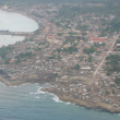 Una vista aérea de la comuna haitiana de Jérémi, en el departamento de Grand'Anse.