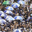 La gente marcha hacia el Congreso argentino