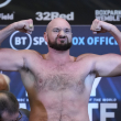 El boxeador británico de peso pesado Tyson Fury