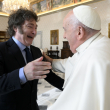 Javier Milei aplaude al Papa Francisco