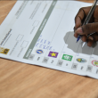 Relación de votos en una colegio electoral durante el día 18 de febrero de 2024, fecha en que se celebraron las elecciones municipales en República Dominicana