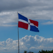 Bandera de la República Dominicana.