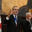 El presidente Luis Abinader durante su cuarto discurso de su rendición de cuentas en la Asamblea Nacional.
