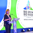 La vicepresidenta de la República, Raquel Peña, dio apertura a la reunión del BID en Punta Cana.