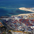 Vista de los barcos en la Terminal del Puerto Marítimo de Puerto Príncipe, el 19 de febrero de 2016, y la Bahía de Puerto Príncipe