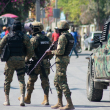 Agentes de la policía haitiana en Puerto Príncipe, Haití, el 9 de marzo de 2024