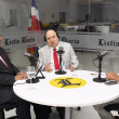 Vinicio Castillo entrevistado por director de Listín, Miguel Franjul y la periodista