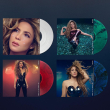 El nuevo álbum de Shakira se encuentra disponible en cuatro ediciones diferentes en acetato, diamante (transparente), rubí (rojo), esmeralda (verde) y zafiro (azul), representa un atributo de la cantante.