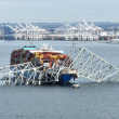 El carguero que chocó con el puente de Baltimore