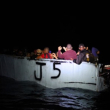 Los migrantes repatriados fueron trasladados a un buque de la Armada de la República Dominicana frente a las costas de Punta Cana.