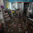 Farmacia inundada en Brasil