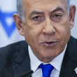 El primer ministro de Israel, Benjamin Netanyahu, preside una reunión del gobierno en la base militar Kirya, donde se encuentra el Ministerio israelí de Defensa, en Tel Aviv, Israel, el 24 de diciembre de 2023.