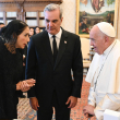 Raquel Arbaje y el papa Francisco