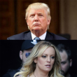 El expresidente de EE.UU., Donald Trump y Stormy Daniels, ex actriz del cine para adultos