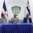 El director de la Policía Nacional junto a algunos participantes de la reunión