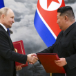 Vladimir Putin y Kim Jong Un