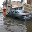 fuertes lluvias en Cancún