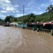 paso del huracán Beryl en la carretera de Cumaná a Cumanacoa