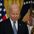 El presidente de Estados Unidos, Joe Biden, habla durante una ceremonia de entrega de la Medalla de Honor en el Salón Este de la Casa Blanca en Washington, DC, el 3 de julio de 2024.