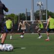 Selección argentina entrenando en Houston