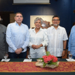 Jacinto Mañón, Gamal Michelén, Olga de los Santos Guerrero, Carlos Andújar y Fabio Herrera.