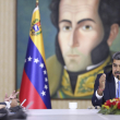 Reunión del gabinete del presidente de Venezuela, Nicolás Maduro, con el Consejo de Defensa Nacional y el Consejo de Estado en el edificio del Ministerio de Relaciones Exteriores en Caracas, ayer.