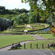 El emblemático reloj flora del Jardín Botánico de Santo Domingo, uno de los más grandes del mundo.