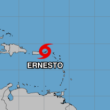 Ernesto se estaría convirtiendo en huracán mientras se aproxima a Puerto Rico