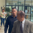 El pelotero Wander Franco en el Palacio de Justicia de Puerto Plata