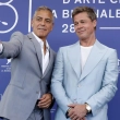 Brad Pitt y George Clooney  en Venecia