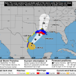 Trayectoria de la tormenta tropical Francine