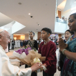 El Papa Francisco aterrizó en Singapur el 11 de septiembre, última escala de un viaje por cuatro países de Asia y el Pacífico.