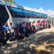 Autobús cargado de indocumentados haitianos.