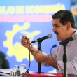 Nicolás Maduro habla durante una reunión con el Consejo de Economía Productiva en Caracas, el 19 de septiembre de 2024