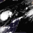 Esta imagen satelital de la Administración Nacional Oceánica y Atmosférica tomada a las 11:36 p. m., hora del Este de Estados Unidos, el domingo 6 de octubre de 2024, muestra el huracán Milton.