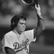 El lanzador sensación de los Dodgers de Los Ángeles, Fernando Valenzuela