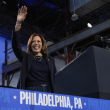 La candidata presidencial demócrata a la vicepresidenta, Kamala Harris