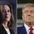 La candidata demócrata, Kamala Harris, y el aspirante republicano, Donald Trump.