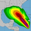 Trayectoria pronosticada de la tormenta tropical Rafael