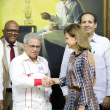 El presidente del CMD, Waldo Ariel Suero, sostuvo un encuentro con la vicepresidenta de la República, Raquel Peña, para acordar sus peticiones.