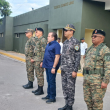 teniente general Carlos Antonio Fernández Onofre junto al ministro de la Presidencia, José Ignacio Paliza