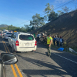 El tránsito en la carretera Baní - Azua estuvo congestionado por varias horas