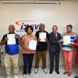 Pensionados del sector público reciben sus cheques en mandato a la ley
