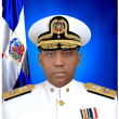 El vicealmirante Juan Bienvenido Crisóstomo Martínez, comandante general de la Armada.