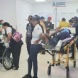 Estudiantes llevados al hospital de San José de Ocoa.