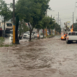 Avenida Charles de Gaulle, tormenta Melissa