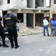 En esta vivienda en construcción se albergan los hermanos Frías, y ahí falleció Agustín Frías en la madrugada del viernes.
