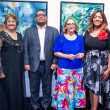 Joel Gonell, Verónica Sención, Luis Martínez Guzmán, Mildred Canahuate, Amarilys Durán y Olga de los Santos.