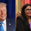 Donald Trump y Delcy Rodríguez